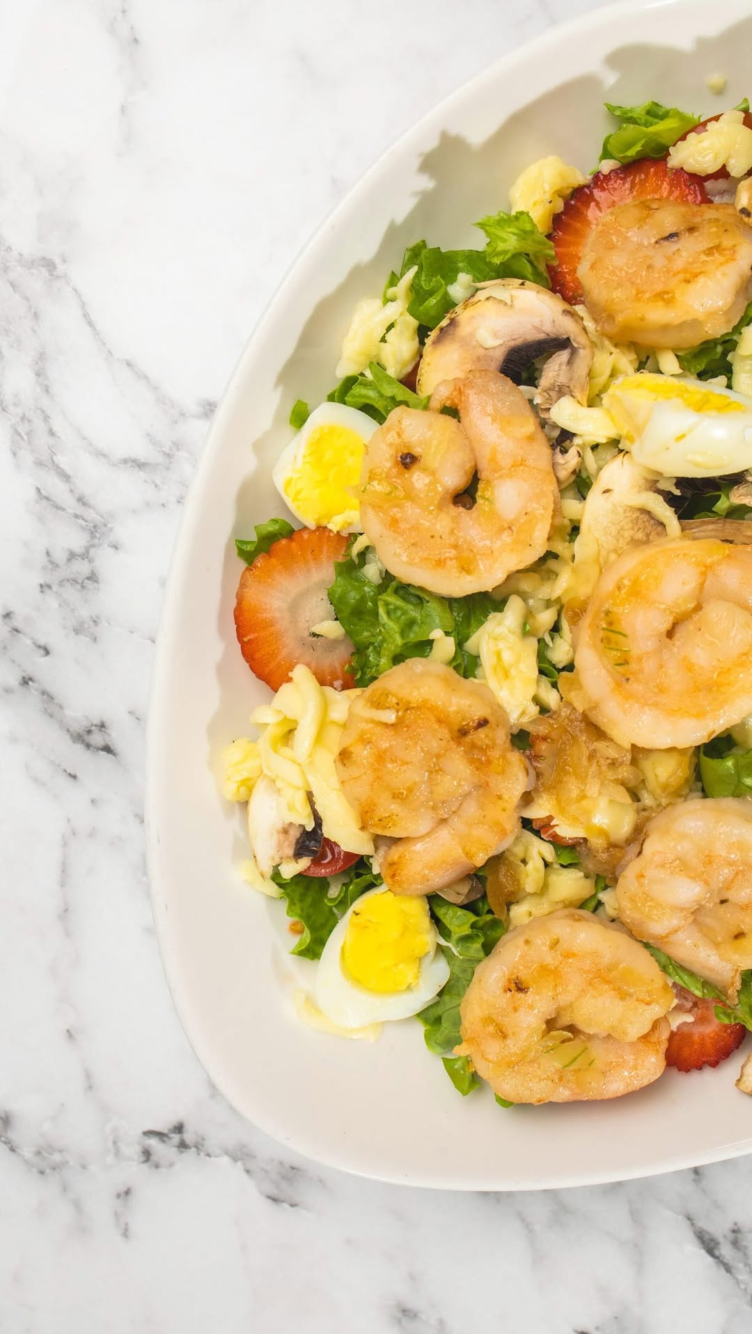 Ensalada Gamberetti con camarones